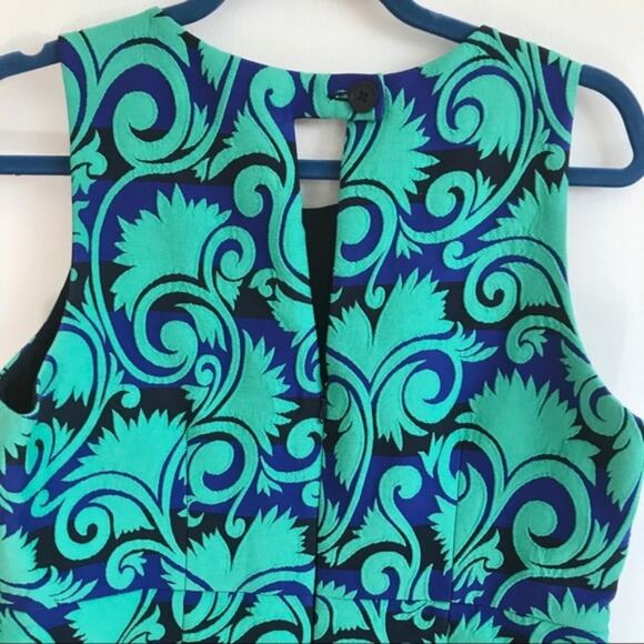 J. Crew Jacquard Print A Line Dress - Picture 7 of 8